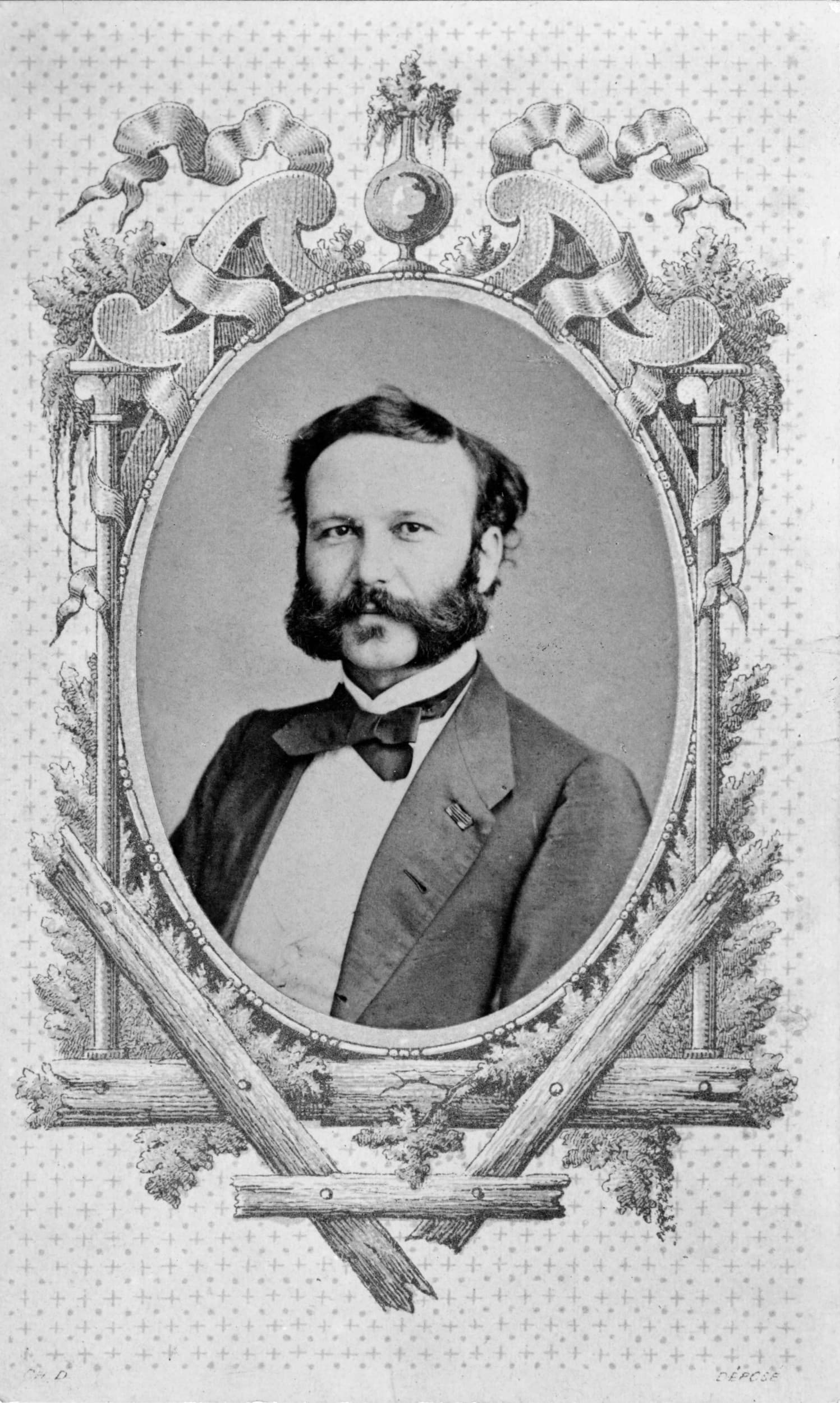 Portrait d’Henry Dunant de 1864