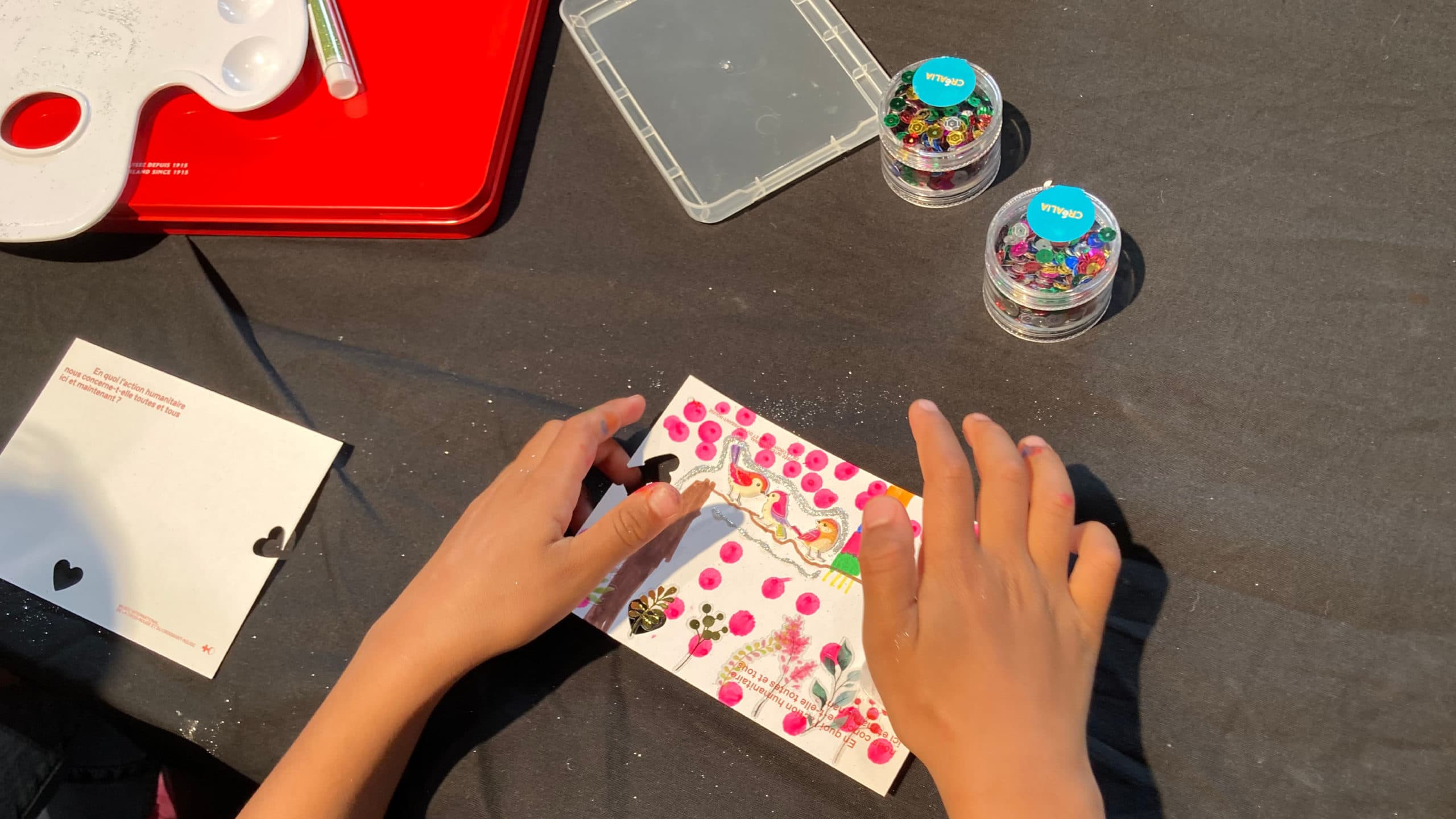 Visite guidée et atelier cartes postales